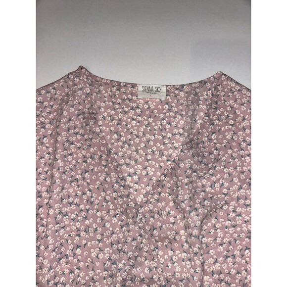 Sienna Sky Blouse size large flower pattern - Picture 3 of 5